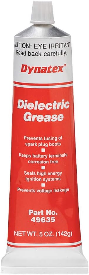 Dynatex Dielectric Grease 5 Ounce Tube front view high performance automotive electrical protection silicone paste