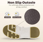 Side profile of FitVille diabetic shoes showing thick cushioned EVA sole