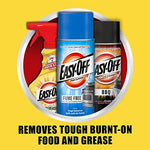 Easy-Off commercial grade oven and barbecue grill cleaner aerosol can trio
