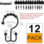 Cerpourt metal bathroom hooks close up of corrosion resistant plating finish