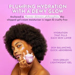 Glow Recipe Plum Plump Hyaluronic Acid Face Cream Moisturizer, Korean Moisturizer for Dry Skin, Plumping + Firming Hydration, Polyglutamic Acid + Peptides, Refillable (50ml) - Image 3