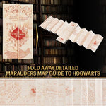 Replica of the Marauders Map from the Harry Potter stationery kit