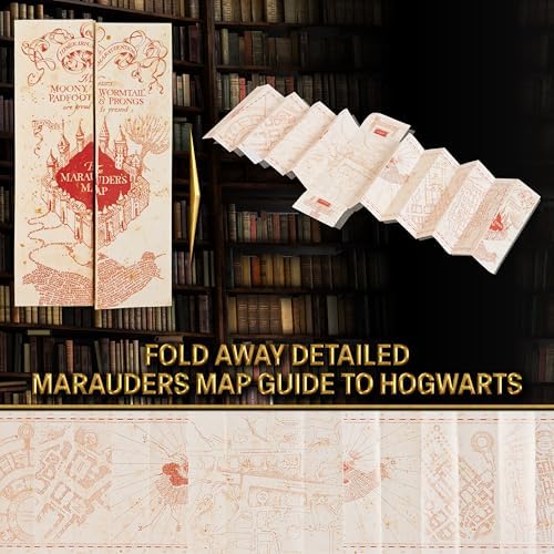 Replica of the Marauders Map from the Harry Potter stationery kit