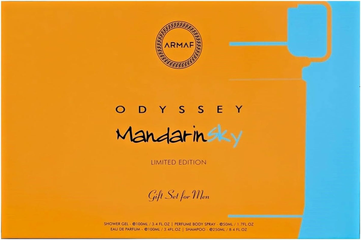 Armaf Odyssey Mandarin Sky Limited Edition 6.8 Oz / 200ml for Men EDP - Image 9