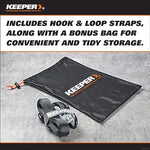 Keeper ratchet straps with storage bag