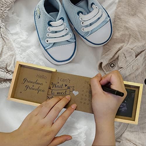 HAMUIERS ultrasound picture frame box with customizable calendar panel and due date marker