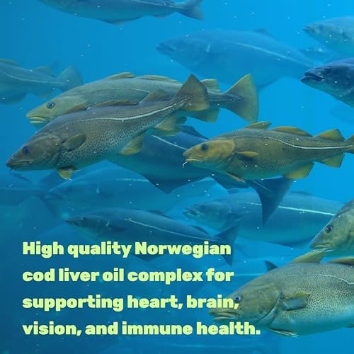 Deal Supplement extra strength non GMO cod liver oil bottle on a clean background.