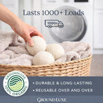 GroundLuxe chemical free organic laundry alternative for faster drying times