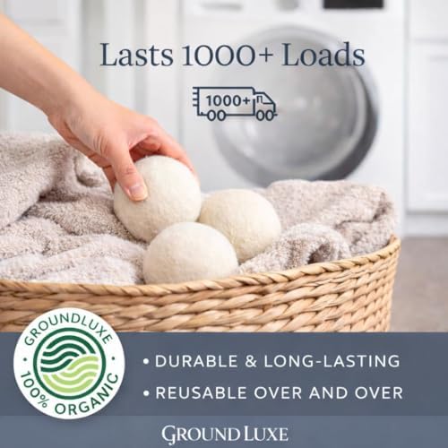 GroundLuxe chemical free organic laundry alternative for faster drying times