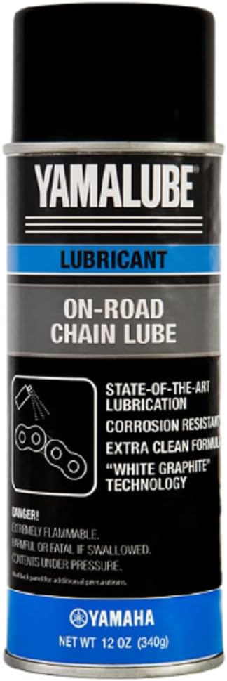 Yamaha Yamalube On-Road Motorcycle Chain Lube 12 Ounce front view