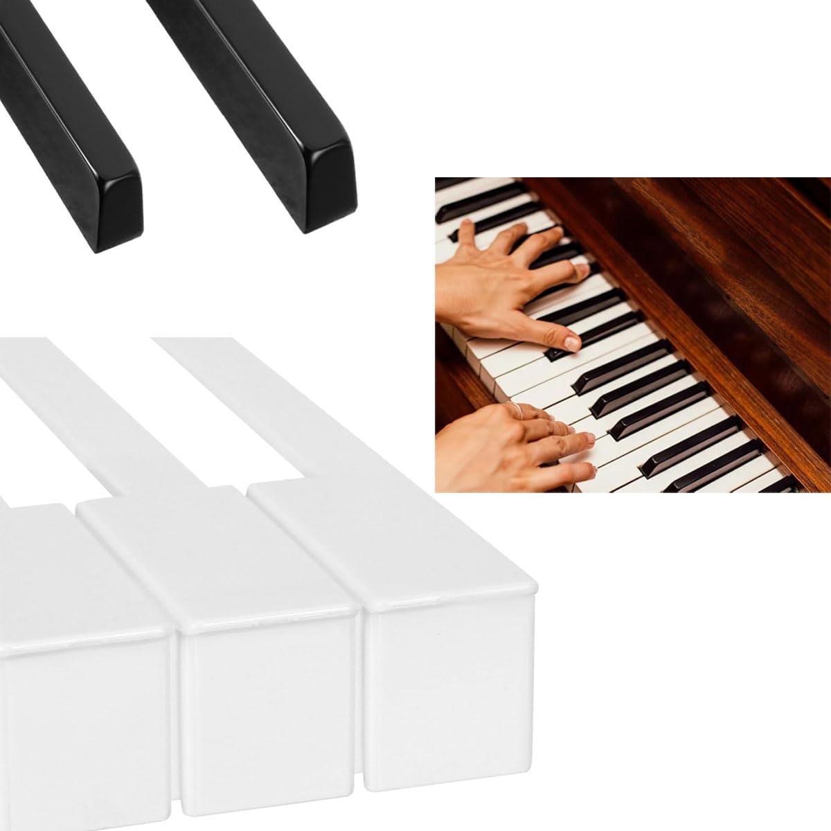 Tuoren 88 key piano keytop dimensions and layout
