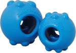 Jolly Pets Dipper dog chew toy showing hollow center