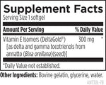 Back label view displaying instructions and cardiovascular metabolic support claims.
