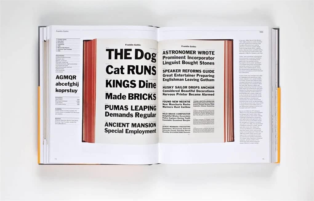 Angle view of the thick hardcover binding and paper quality
