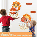 Close up of electronic scoreboard on Zoenmg basketball hoop