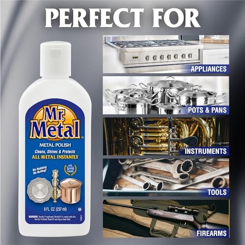 Premium USA imported Mr. Metal multi surface cleaner bottle for household metal restoration