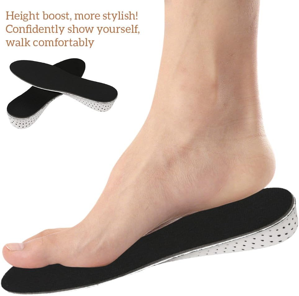 Upstore EVA memory foam shoe lifts close up texture