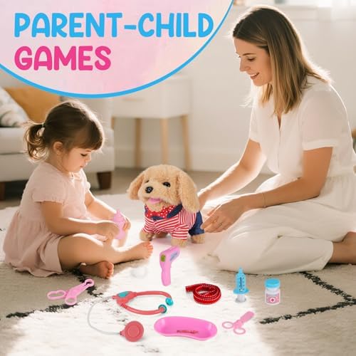 Skymetis robot dog packaging and contents for 3 year olds