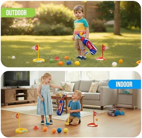 Atlasonix toddler golf bag and accessory set