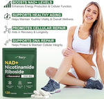 Apu.fairy NAD supplement bottle showing potency per serving
