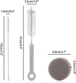 Wire handle detail brush for cleaning narrow pump tubes