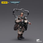 JoyToy Astra Militarum Cadian Veteran with Master Vox action figure side angle view