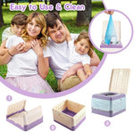Wesketch travel potty components including seat and 45 disposal bags