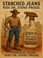 Premium heavy duty cowboy starch for sharp uniform creases