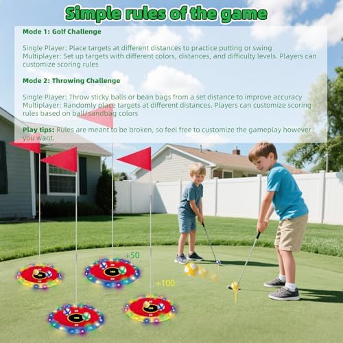 Vatos indoor golf game set package contents