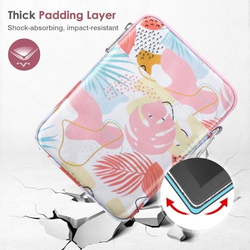 Soft flannel interior of MoKo ereader sleeve protecting device screen
