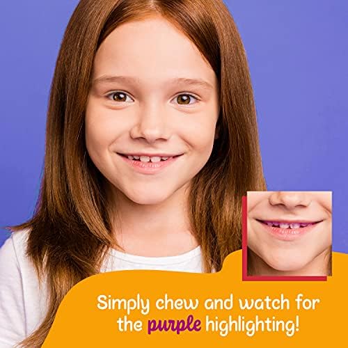 Berry flavored plaque finder tablets for improved oral hygiene