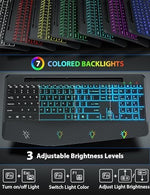 Sablute ergonomic keyboard close up highlighting the integrated wrist rest and built in smartphone holder slot