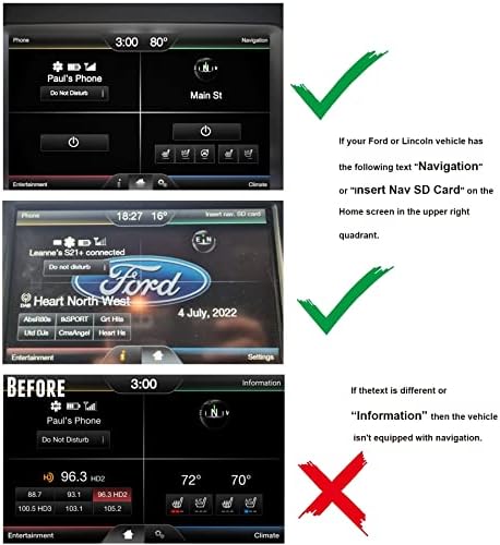 USA imported navigation SD card for Ford Sync 2