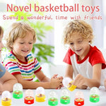 Kids playing with Zasnynua mini finger basketball tabletop games