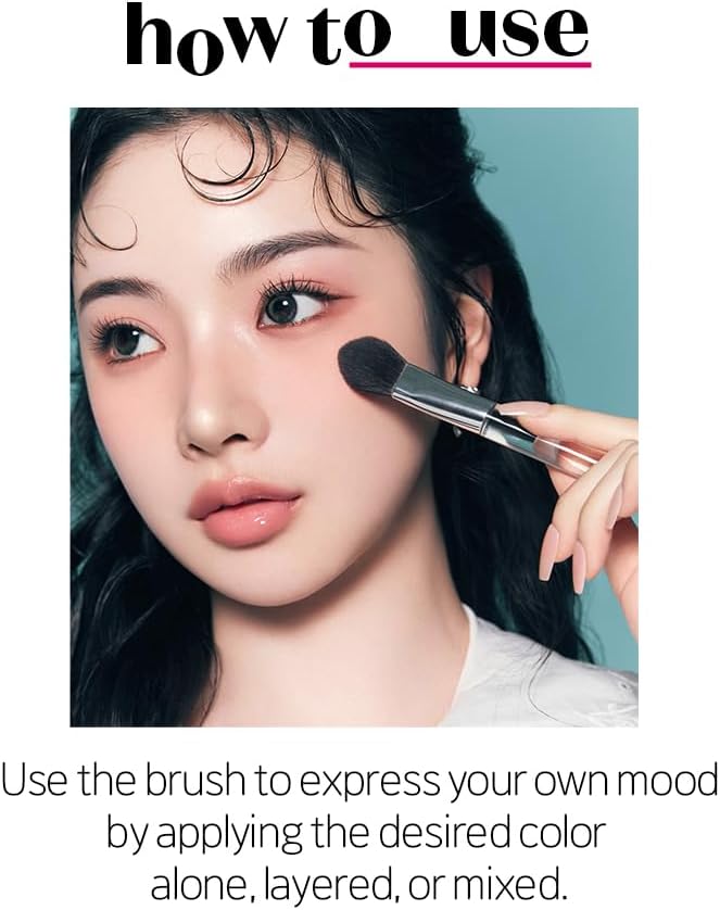 ETUDE Heart Pop Duo Blush, Soft Glow Cheek Colors, Natural Highlight & Glossy Finish, Lightweight Dual-Tone Formula, Korean Makeup Artist Collab, Compact 0.2 oz - Envy Flash - Image 9