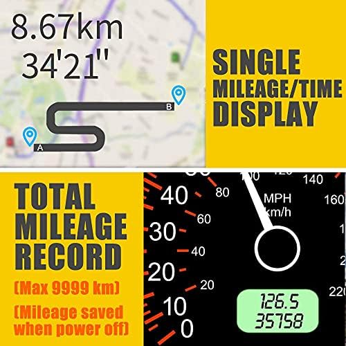KingNeed C80 digital speed display with over speed alarm feature
