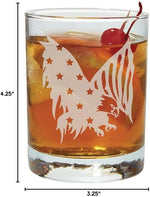 Carson 12 ounce lowball drinking glass showcasing heavy bottom profile