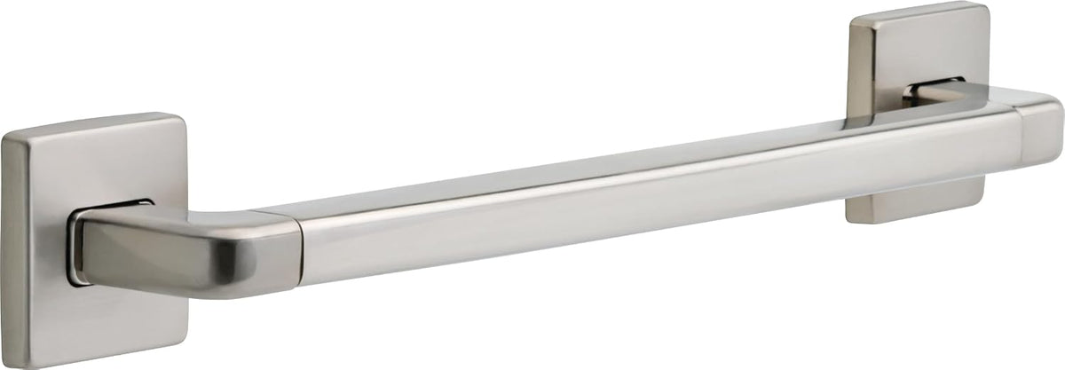 Delta geometric grab bar lifestyle bathroom setup