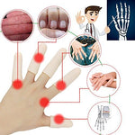 Nude silicone finger sleeves in long and short sizes for arthritis support