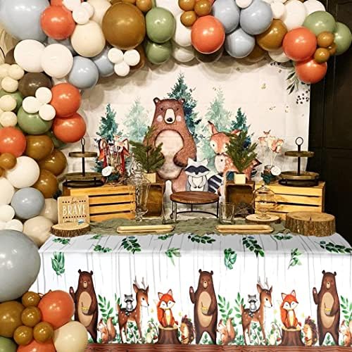 Dimensions display of the 54 by 108 inch disposable theme party decoration supply.