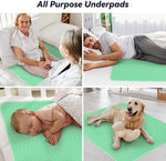 Fygrip 4 pack reusable pee pads stacked for easy storage