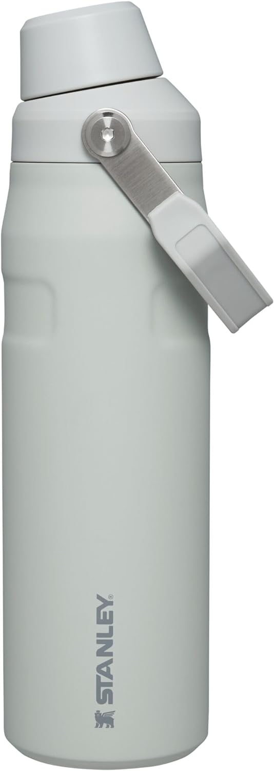 Stanley IceFlow Fast Flow Water Bottle 24 oz | Angled Spout Lid | Lightweight and Leakproof for Travel and Sports | Insulated Stainless Steel | BPA-Free | Black - Image 13