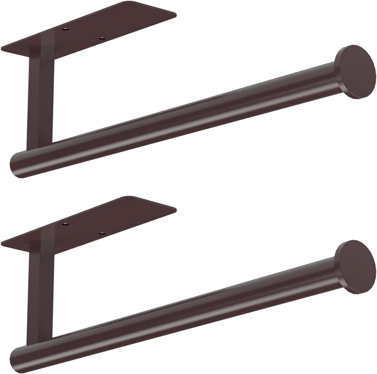 Paper Towel Holder Under Cabinet No Drilling, Self Adhesive Paper Towel Holder Wall Mount for Kitchen Rack, Under Counter Napin Holder No Drill, 304 Stainless Steel Matte Black - Image 11