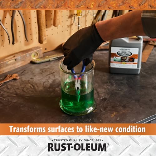 Rust-Oleum metal cleaner quart bottle packaging