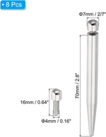PATIKIL stainless steel wall mounting hardware close-up view