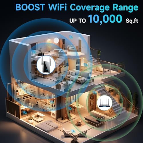 Aervy wireless signal booster plugged into a wall outlet