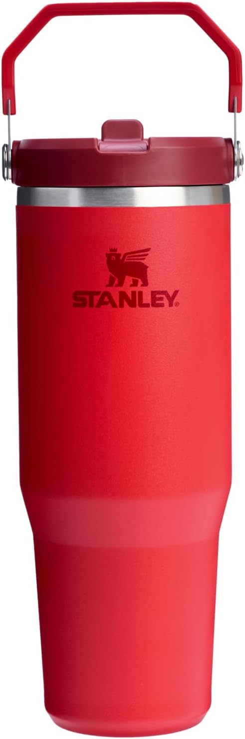 STANLEY IceFlow Flip Straw Tumbler with Handle 30 oz | Twist On Lid and Flip Up Straw | Leak Resistant Water Bottle | Insulated Stainless Steel |BPA-Free | Rose Quartz 1.0 - Image 14