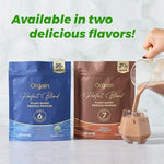 Orgain Perfect Blend protein powder pouch back view