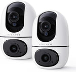 Virtavo XD1 indoor security camera two pack front view