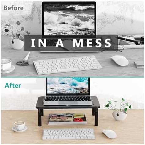 WALI premium office desk stand packaging view highlighting the authentic imported components inside.